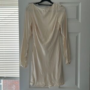 NWT Shona Joy long sleeve backless mini dress size 2